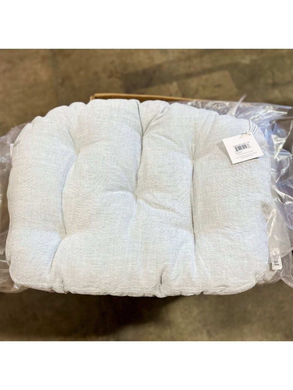 NEW Serena & Lily REPLACEMENT CUSHION for Hanging Rattan Chair-Sky Blue